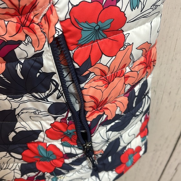 Columbia Insulated Thermal Floral Print Vest Size 1X - Picture 6 of 9